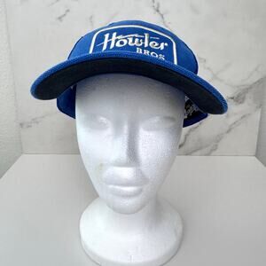 Howler Bros Mens Mesh Snapback Hat One Size Electric Standard Patch Blue